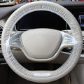 SEG Direct Disposable Plastic White Opaque Steering Wheel Cover, 100pcs/Carton, Universal for Cars, Trucks