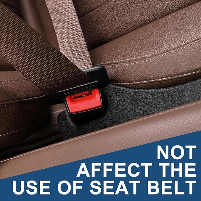 Asweir 2-Pack Car Seat Gap Filler – Universal PU Leather Car Seat Gap Cover, Designed to Fill Gaps Between Seats and Console. Car Seat Side Gap Filler Prevents Items from Falling
