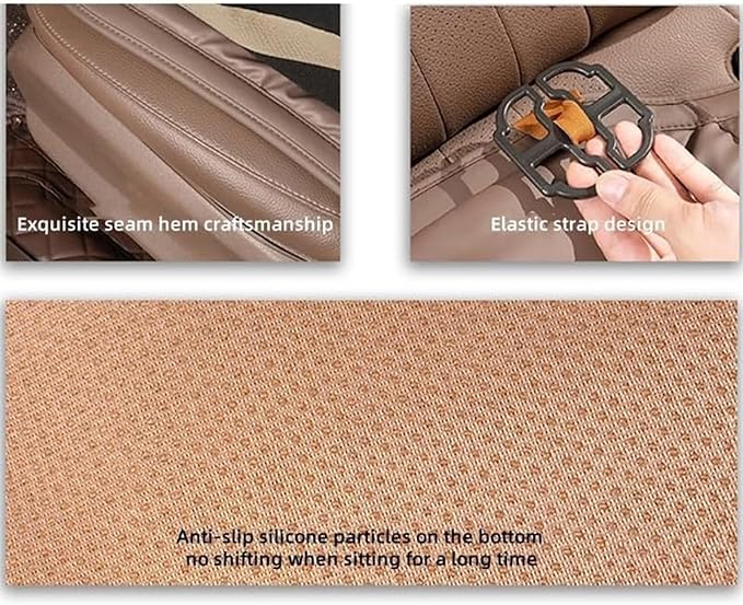 Car Seat Cushion, Personalized Lumbar Support Cushion, Custom Pain Relief Seat Cushion for Long Driving, Car, Office or Home Chair (2PCS-Front Seat Cushion-A)