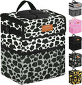 ELONGRIVER Car Trash Can Bin for Back Seat Leak Proof, Cute Car Trash Bag Hanging, Vehicle Trash Can for SUV Truck Van, Automotive Garbage Cans Front Seat Cow Print