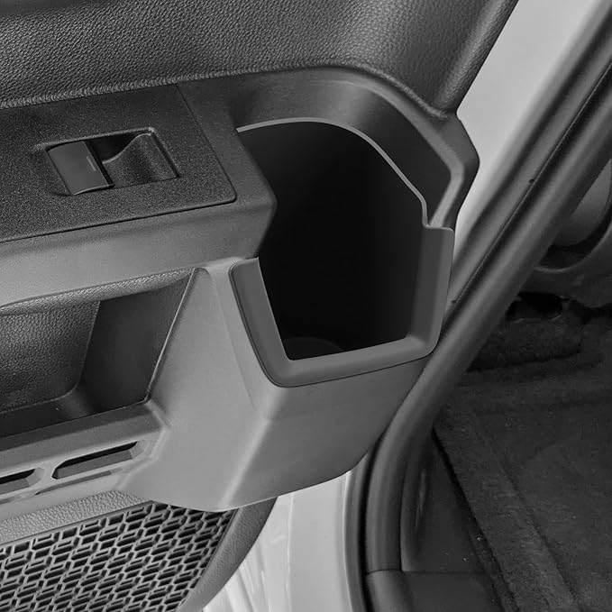 SKTU 2PCS for 2025 2026 Toyota 4Runner Accessories Cup Holder for 2025 2026 Toyota 4Runner Rear Door Cup Holder 4Runner 2025 2026 Accessories Durable Rubber Rear Door Storage Box