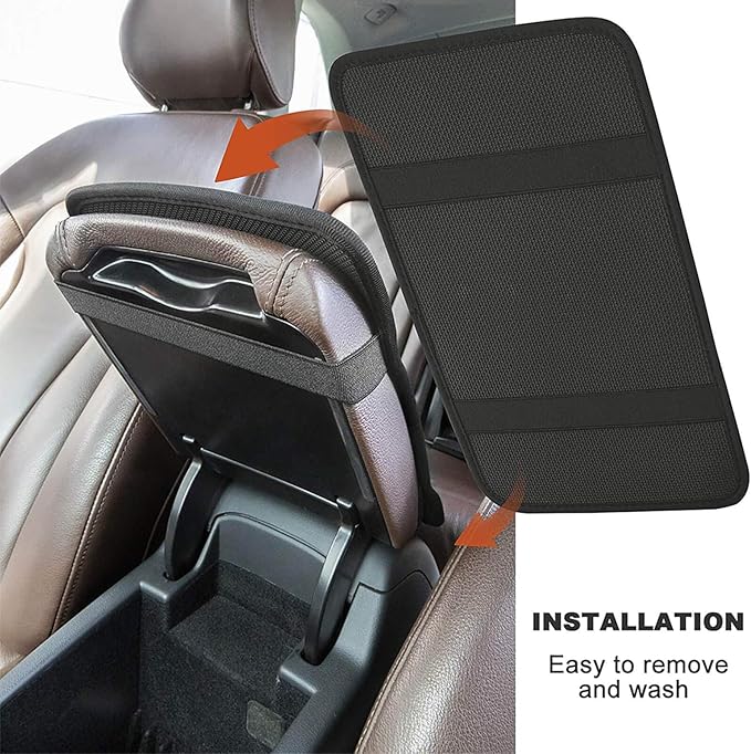 for Sky Blue Daisy Flowers Car Center Console Armrest Cover for Men Universal Arm Rest Pad Handrail Box Cushion Auto Accessories
