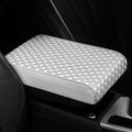 WOODHAWK Universal Car Armrest Cushion Pad Cover, Center Console Protector, Arm Rest Seat Box for Auto SUV Truck (Light-Grey)
