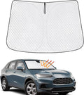 KMF Windshield Sun Shade for Honda HR-V 2023-2024 2025 with 310T Foldable Car Sun Shade,Custom Fit Sunshade for Front Window Sun Visor Protector Interiors Block UV Rays Accessories