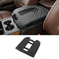CheroCar for Chevy Silverado Center Console Armrest Pad Cover Interior Accessories for Chevrolet Silverado 2014-2017,Leather-B