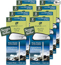 Enviroscent Non-Toxic Car Air Freshener | Natural Car Air Freshener | Essential Oil Diffuser | Car Scent Lasting Over 480 Days | 8 Packs of 2 Hanging Auto Stix (Coastal Storm & Teakwood)