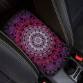 Purple Mandala Floral Car Center Console Cushion Pad Protect from Pet Claws Center Console Cover Easy to Install Armrest Cover Protec Universal Fit for Auto Truck Van SUV