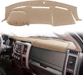 Yiz Dash Cover Mat Custom Fit for Dodge Ram 1500 2009-2018, Ram 1500 Classic 2019-2024,Ram 2500 3500 2010-2018, Ram 4500 5500 2011-2018 Dashboard Cover Pad Carpet Protector(11-18 Beige) J17