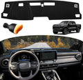 Dash Cover for Chevy Chevrolet Colorado/GMC Canyon 2023-2025 2026 Dashboard Cover Mat Non-Slip Center Console Protector Mat Sunshade(Black Trim)