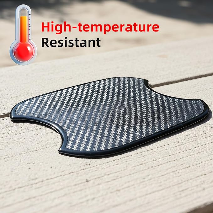 AggAuto 4Pcs Car Door Handle Cup Scratch Protectors, 3D Carbon Fiber Vehicle Door Bowl Sticker, Universal TPU Exterior Car Accessories