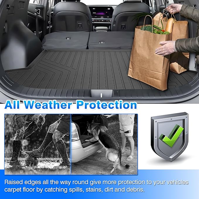 Cartist Floor Mats & Cargo Liner Fit for Kia Sportage 2023-2025 2026 (Only for Gasoline) All Weather Floor mats for Sportage Accessories Car Mats Waterproof