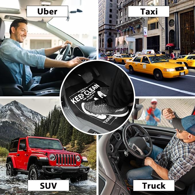 Disposable Car Floor Mats, Automotive Floor Mats Carpets Protector Cover, Universal Fit Auto Floor Mats, Protective Front Rear Floor Mat for Cars Details Vehicles Truck SUV, 18 x 20 inch (30pcs)