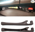 AxelNex Universal Car Seat Gap Filler, Storage Organizer for Vehicle Console Side Pockets (Brown)