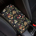 Forest Mushroom Print Arm Rest Cover for Car Center Console Cover for Women,Universal and Easy to Install