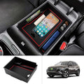 FIILINES Center Console Organizer for 2022-2024 Hyundai Tucson Limited/Hybrid (Automatic Transmission Only), Center Console Tray Secondary Armrest Storage Box ABS Insert Container with Anti-Slip Mats