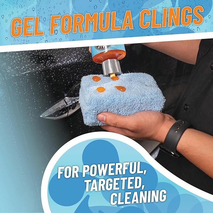 Chemical Guys Heavy Duty Water Spot Remover Gel for Paint, Glass, and Metal - Mineral and Water Spot Remover for Cars, Trucks, Motorcycles, RVs & More - 16 oz (2 pack)