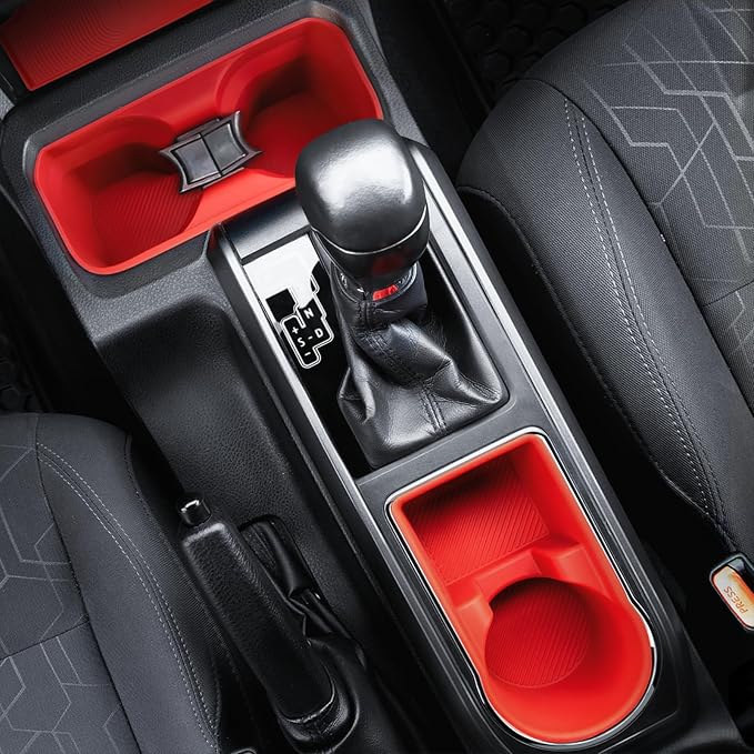 bgucar Interior Silicone Liner Insert Custom Fit for Tacoma 2016-2023, Silicone Organizer Tray for Tacoma Gen 3rd Crew Cab only - Fully Covered - for Tacoma Accessories