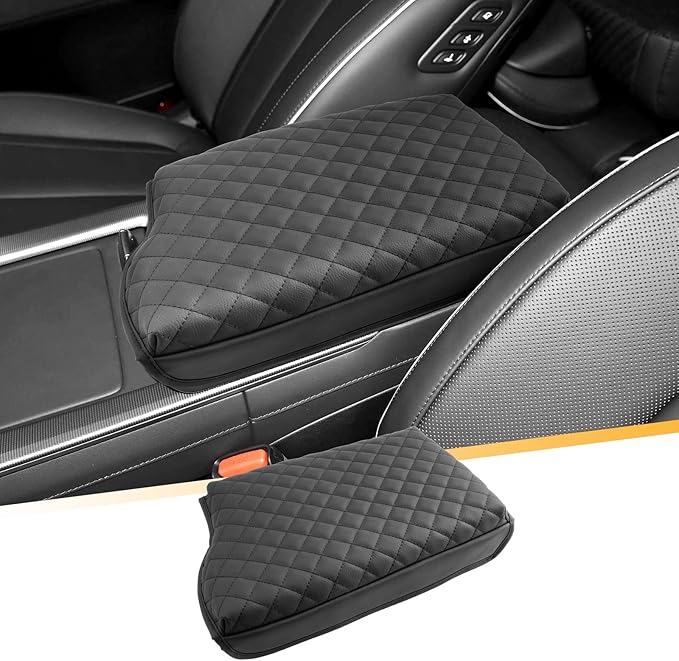 LFOTPP Armrest Cover for 2020-2025 Hyundai Palisade (SE/SEL/XRT/Limited/Calligraphy) Hyundai Palisade Accessories Center Console Cover Arm Rest Protector Middle Lid Pad Protector PU Leather,Non-Slip