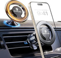 for Magsafe Car Mount, 2 in 1 Vent/Dashboard Magnetic Phone Holder - [44 Strong Magnets] Car Phone Holder Mount Fit iPhone 17 16 15 14 13 12 Plus Pro Max for Magsafe Case and Other Cellphone