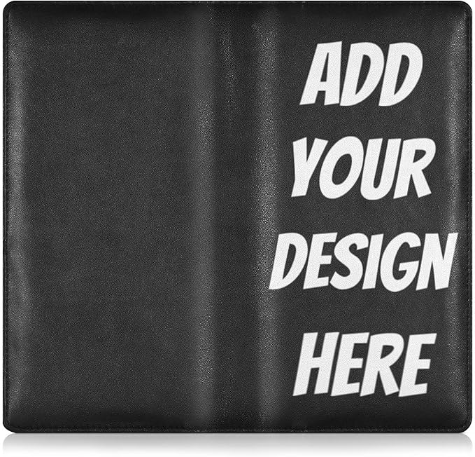 GuoChe Custom Car Registration and Insurance Card Holder Personalized Leather Glove Box Organize Men Women Wallet Accessories Case for Cards, Essential Document Driver License