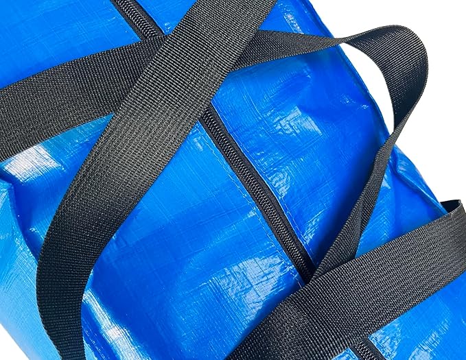 194 Gallon Extra Large Storage Bags, Jumbo Moving Storage Bags, Foldable Big Black Waterproof Outdoor Patio Cushion Storage Bag, 68x30x22inch - 1PACK