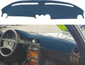 Dash Cover Mat Custom Fit for Mercedes Benz 350SL 380SL 380SLC 450SL 450SLC 560SL Without Climate Sensor, Dashboard Cover Pad Carpet Protector F286 (Navy Blue)
