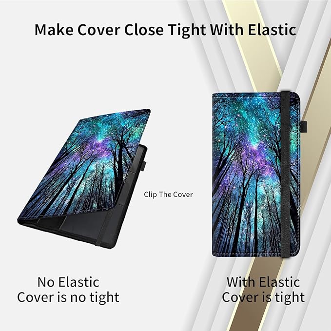 RAUEDWDJS Car Registration and Insurance Holder,Leather Vehicle Glove Box Organizer Wallet Case for Driver's License,ID Key Information Cards-Sky
