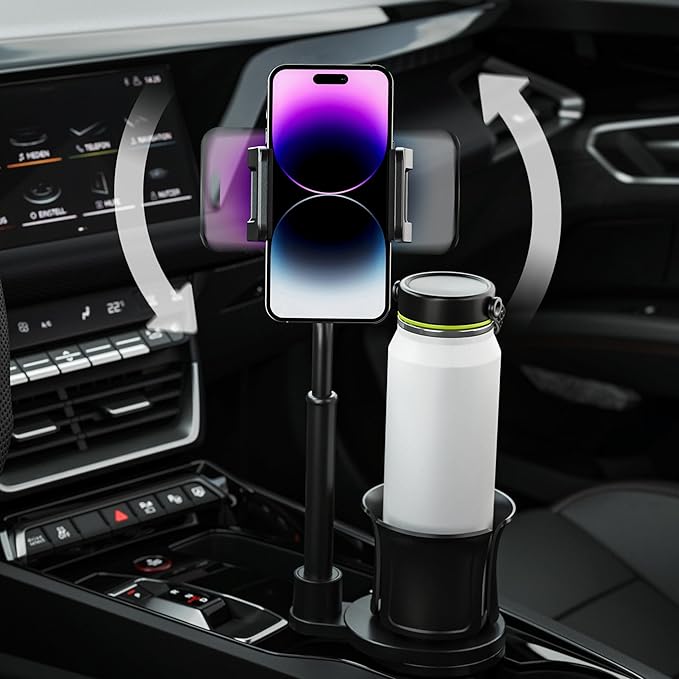 Bracketron TripGrip Series Cell Phone Mount Phone Holder for Car Cup Holder Expander