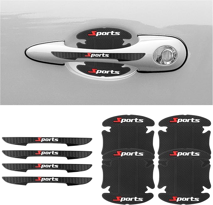 8PCS Car Door Protector,Sports Car Door Handle Protector,Sports Car Door Handle Scratch Protector,Universal CCar Door Edge Protector Fit Most Cars,SUVs,Trucks