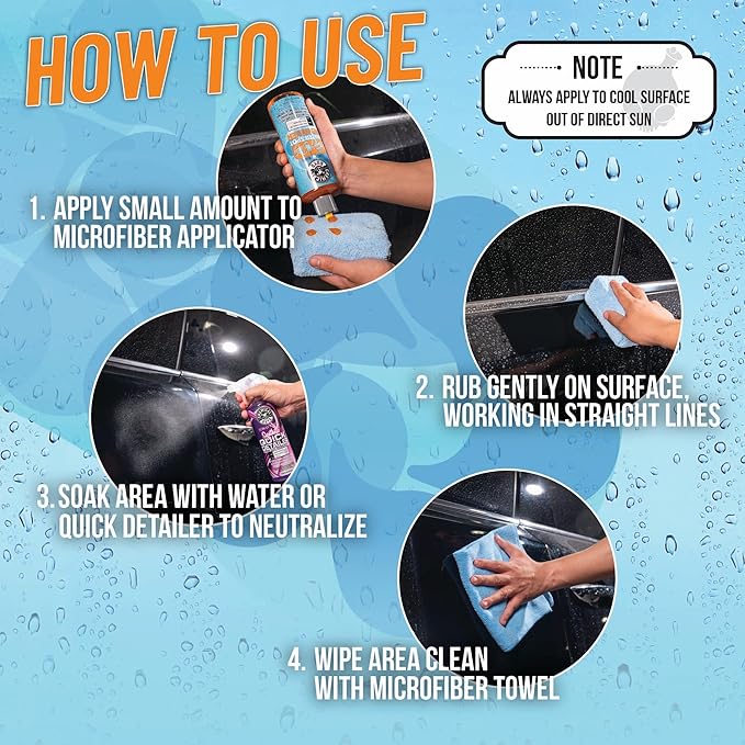Chemical Guys Heavy Duty Water Spot Remover Gel for Paint, Glass, and Metal - Mineral and Water Spot Remover for Cars, Trucks, Motorcycles, RVs & More - 16 oz (2 pack)