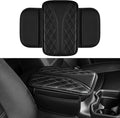 Center Console Cover Fit for Chevrolet/Chevy Equinox Waterproof Armrest Cover with Soft Leather,Anti-Scratch Auto Armrest Pad Accessory （Black