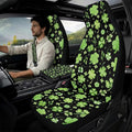 Oramclsy Shamrock Print Heavy Duty Car Seats Seat Covers with Universal Armrest Pad PU Breathable Seat Belt Covers 6 Pack Set St Patricks Day Accessories
