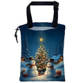 UUCBTAH Car Trash Bag Hanging Merry Xmas Car Trash Can for Back Seat Waterproof Car Trash Bin with Adjustable Straps and Drawstring for Car Accessories Vehicle Travelling Camping