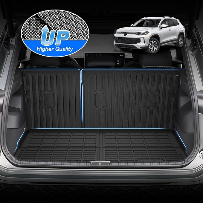 Cartist Floor Mats & Cargo Liner Fit for Volkswagen Tiguan 2025 Accessories All Weather Cargo Liners Carpet Protection