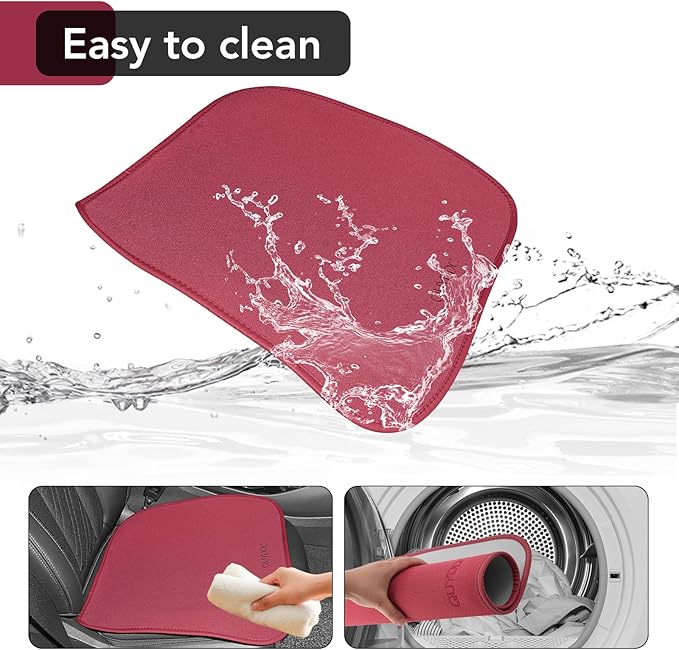 Car Seat Cover, Fit for All Car Seats, Wear-Resistant, Scratch Resistant, Washable, Used All Year Round, Protects The Seat, Does Not Affect Heating and Ventilation, Red 1 PCS