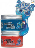 Chemical Guys Sticky Icky Car Cleaning Gel, Green Apple & Sweet Strawberry Scent - Detailing Kit, Car Dust Crevice Cleaner, Slime Auto Air Vent, Cleaning Putty For Keyboard Cleaner (2 Pack) - CJK1002