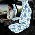 Oramclsy Turtle Car Front Seat Covers Protector Accessories with PU Breathable Armrest Pad and Seat Belt Cover 5 Pack Set Interior Decor All Season Protector