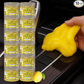 Slime Buddies Car Cleaning Gel Putty - 12 Pack Lemon Scented Interior Detailing Tool for Cup Holder, Air Vent & Keyboard - Reusable Auto Detailing Accessories - Dust Remover Goop - Gifts for Men Women