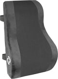 Samsonite Ergonomic Lumbar Support Pillow for Office Chair and Car Seat - Memory Foam Back Support Lumbar Pillow, Premium Cushion Chair Support for Lower Back Pain Relief and Versatile Use (Gray)