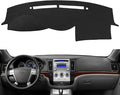 Dash Cover Mat Custom Fit for Hyundai Veracruz Dashboard Pad Cap Carpet Protector K272 (Black)