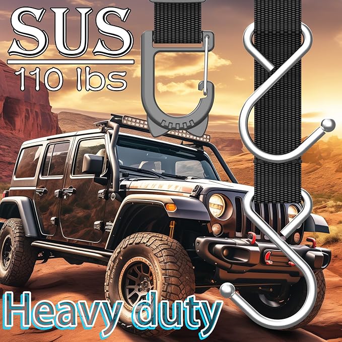 QUIDAOSO Purse Hook/Holder for Car, Car Seat Hooks for Headrest, Car Bag Hooks, Headrest Hooks for Car, 2 S-Shaped Heavy-Duty Metal Hooks, Safe and Anti Robbery, 2 Packs.