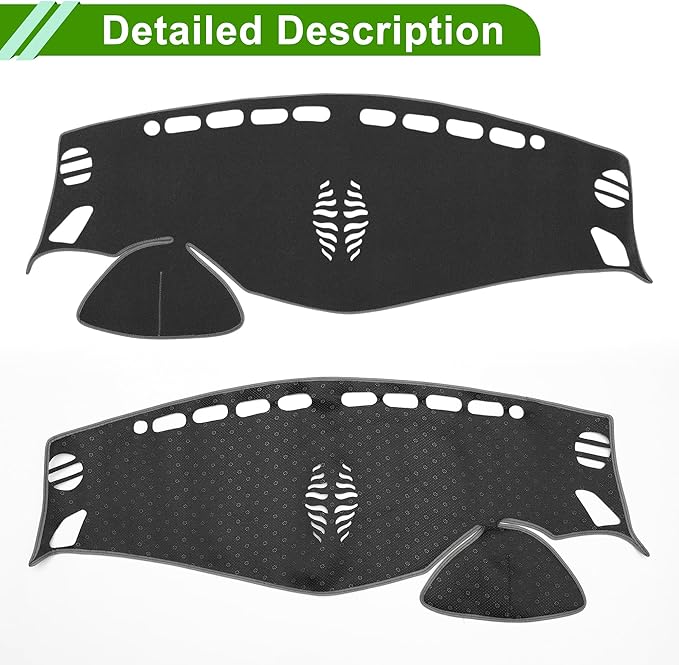 Dashboard Cover for Nissan Murano 2015-2019 Non-Slip Center Console Dash Cover Mat Polyester Silicone