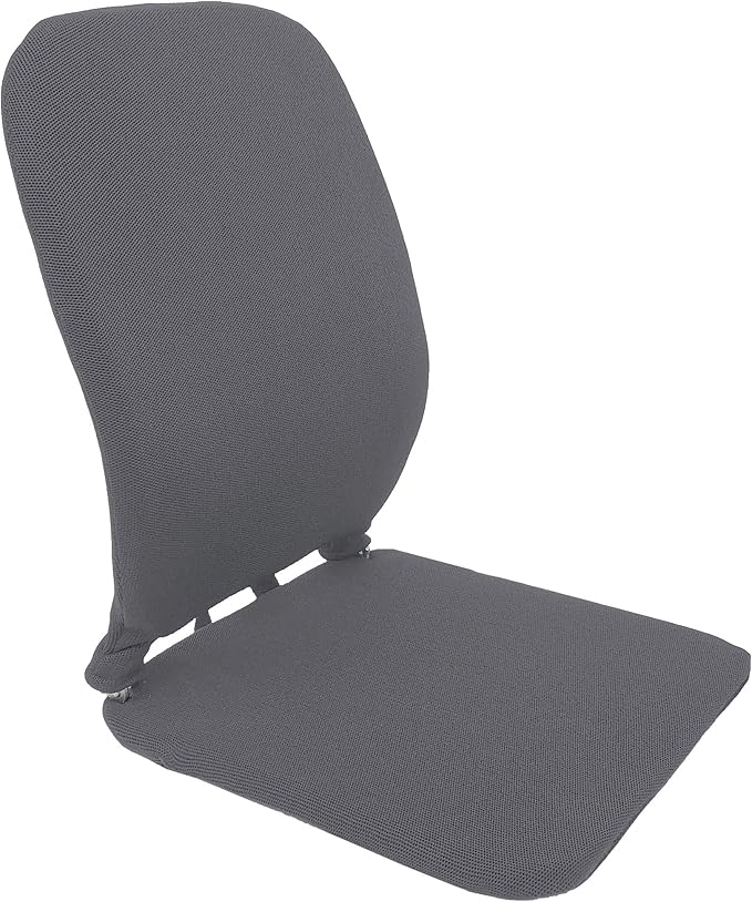 Q QUALITY BRAND COMPANY McCarty's SacroEase MSC2-GRAY Cover Only – Replacement Cover for Sacro Low-Profile Lumbar Back Support Car Seat Cushion (Insert Not Included) – Fits 16 x 15 x 19 Inches
