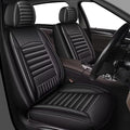 TTX LIGHTING 2 Front Car Seat Covers Custom Fit for Dodge Dart 2013-2016 Seat Covers Cushion Faux Leather Compatible with Airbag(Black)
