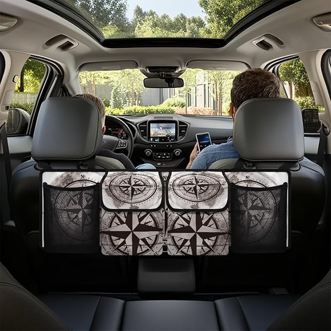 Speedometer Car Trunk Organizer with Lid Collapsible Cargo Bag Large Capacity Car Organizer Car Storage Bag with Extra Storage Space for SUVs,Trucks,Vans