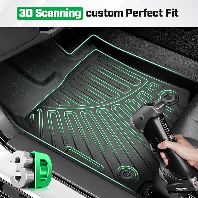 Cartist Floor Mats Fit for Ford F-150 SuperCrew/Crew Cab 2010-2014 with Bucket Seat,All Weather Floor Liners for F150 Accessories W/Flow-Through Console 1st&2 Row Set W/O Manual Shifter
