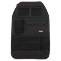 Diono Stow 'n Go Car Back Seat Organizer for Kids, Kick Mat Back Seat Protector, with 7 Storage Pockets, 2 Drinks Holders, Water Resistant, Durable Material, Black , 18x10x9 Inch (Pack of 1)