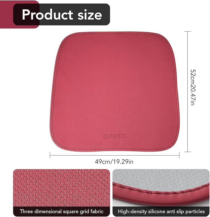 Car Seat Cover, Fit for All Car Seats, Wear-Resistant, Scratch Resistant, Washable, Used All Year Round, Protects The Seat, Does Not Affect Heating and Ventilation, Red 1 PCS