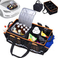 Rifachua Car Front Trunk Organizer with Cooler Bag Compatible with Tesla Model Y Model 3 2020-2026, Foldable Grocery Frunk Storage Bag Collapsible for Car SUV with Multi Compartment