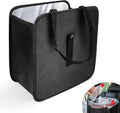Amiss Foldable Car Trash Can, Collapsible Garbage Bin for Automotive, Hanging Waterproof Leakproof Storage Bag, 3.9 Gallon